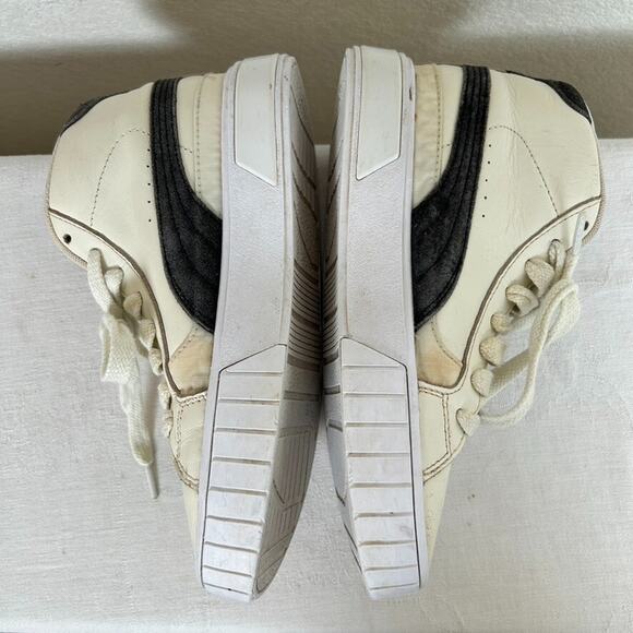 Puma Cali Star Ivory Womens 7 mid lace up leather & ripstop stacked sole sneaker - Picture 5 of 14